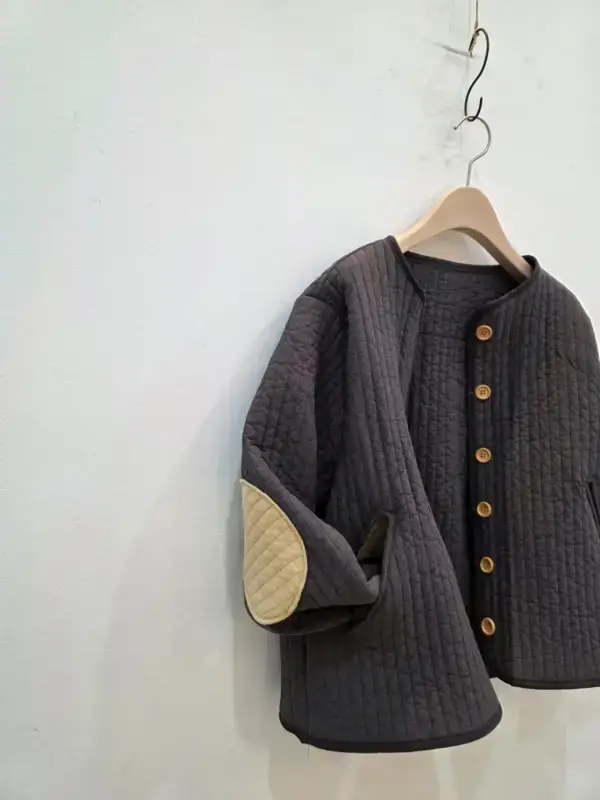 韓 肘拼布短版外套 6色 size