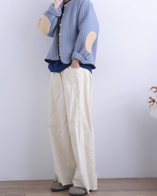 韓 肘拼布短版外套 6色 size