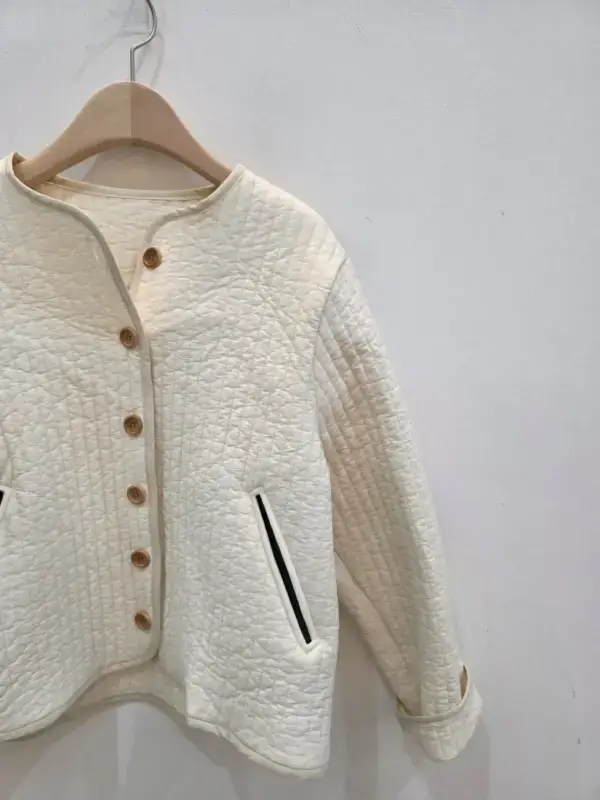 韓 肘拼布短版外套 6色 size