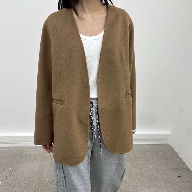 韓 無領西裝外套 3色