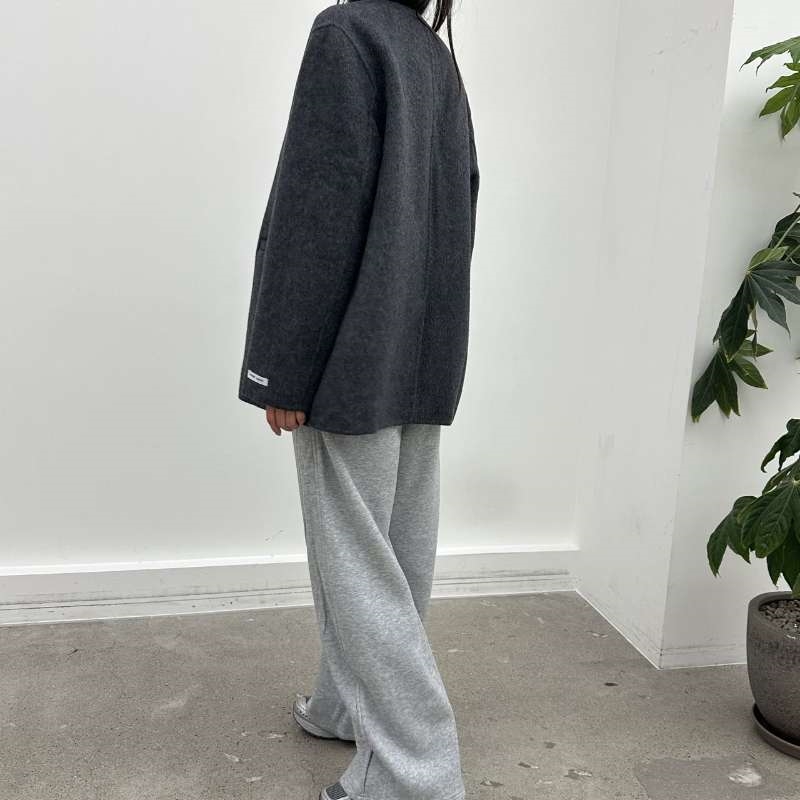 韓 無領西裝外套 3色