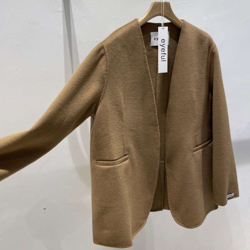 韓 無領西裝外套 3色