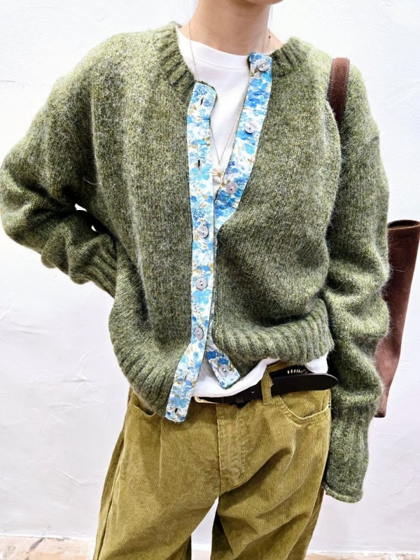 韓 小花邊短版外套 3色