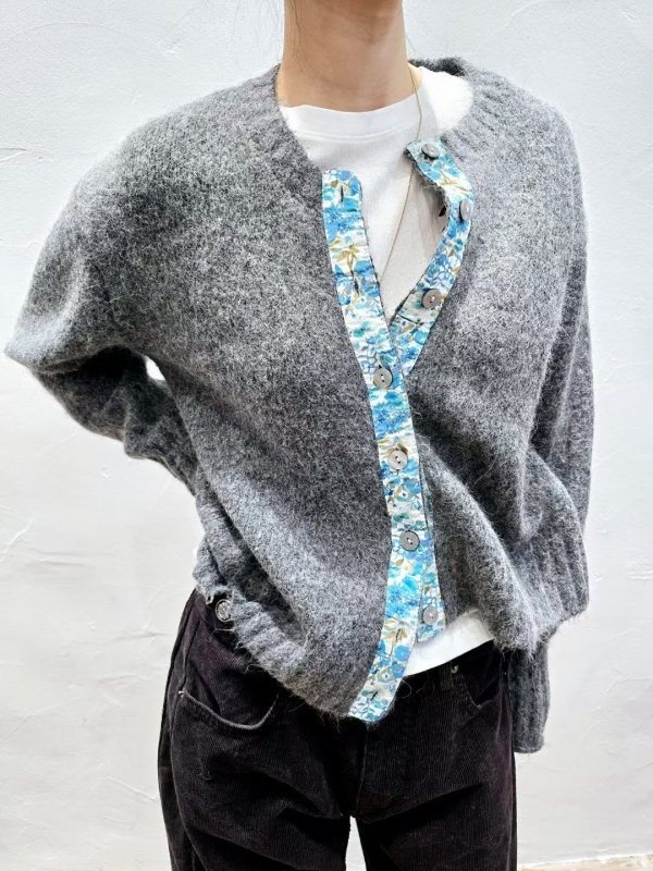 韓 小花邊短版外套 3色