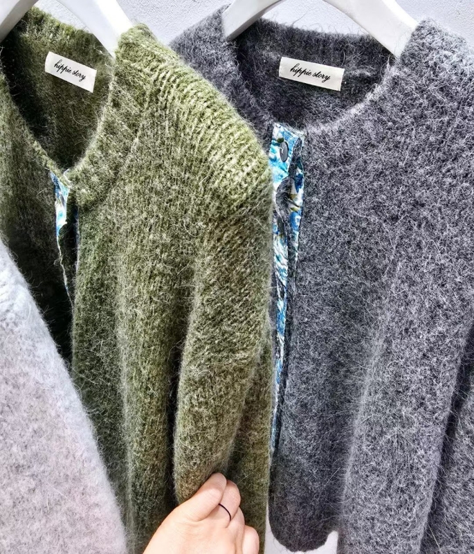 韓 小花邊短版外套 3色