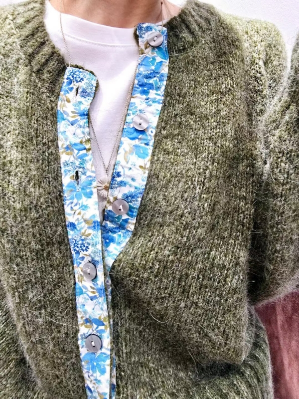 韓 小花邊短版外套 3色