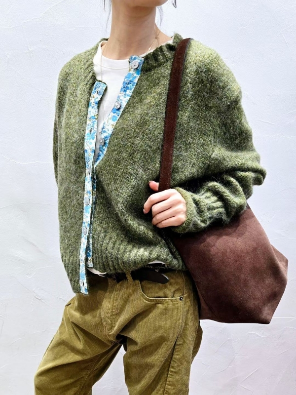 韓 小花邊短版外套 3色