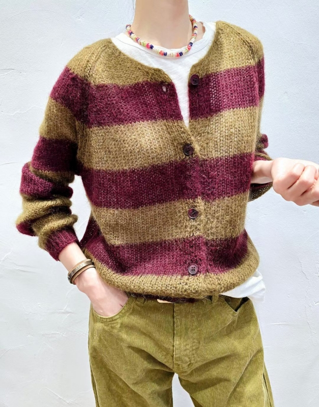 韓 毛料條文短版外套 3色