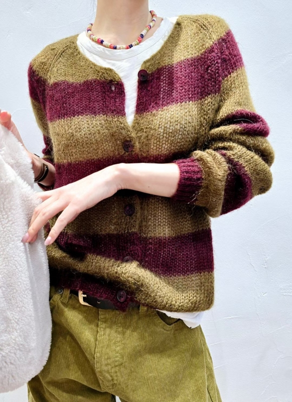 韓 毛料條文短版外套 3色