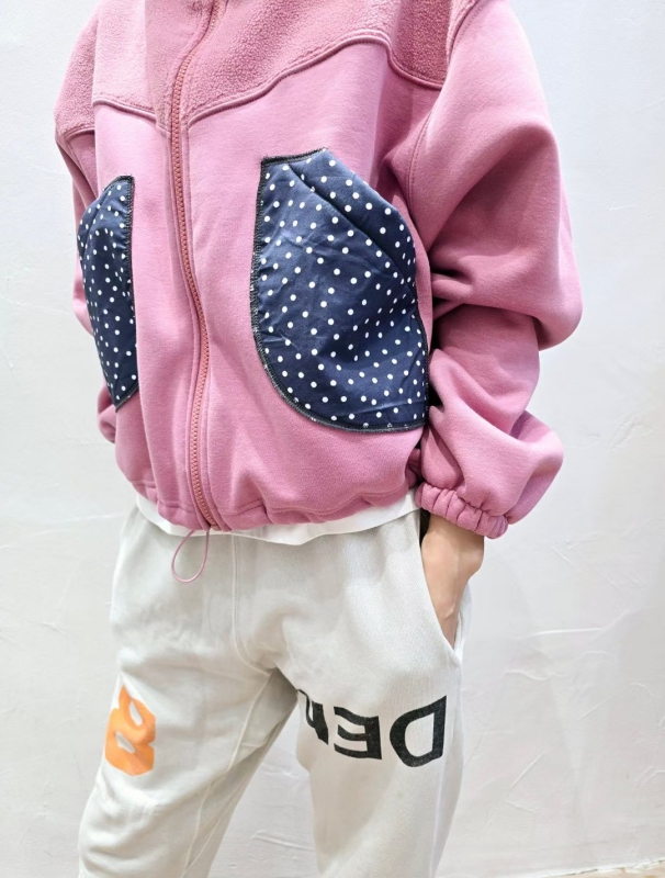 韓 點點口袋短版外套 2色