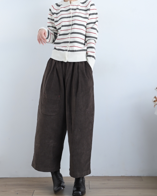 韓 細條文短版外套 2色 size