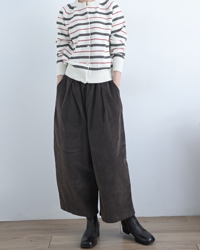 韓 細條文短版外套 2色 size