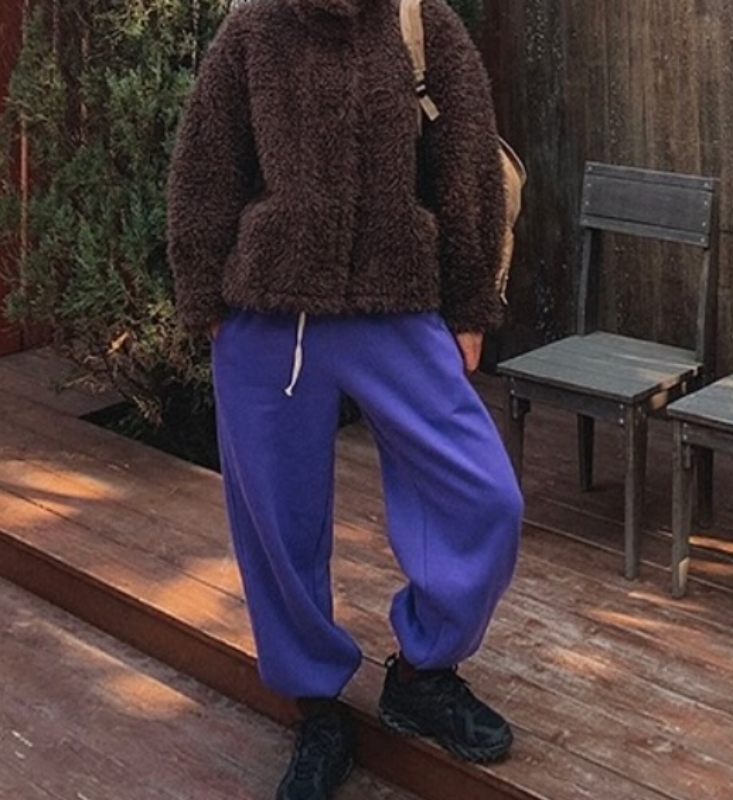 韓 兩面穿毛毛短版外套 size