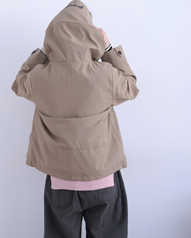 韓 領袖織帶連帽外套 3色 size