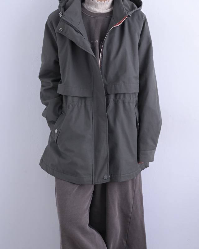 韓 腰抽繩連帽外套 3色 size