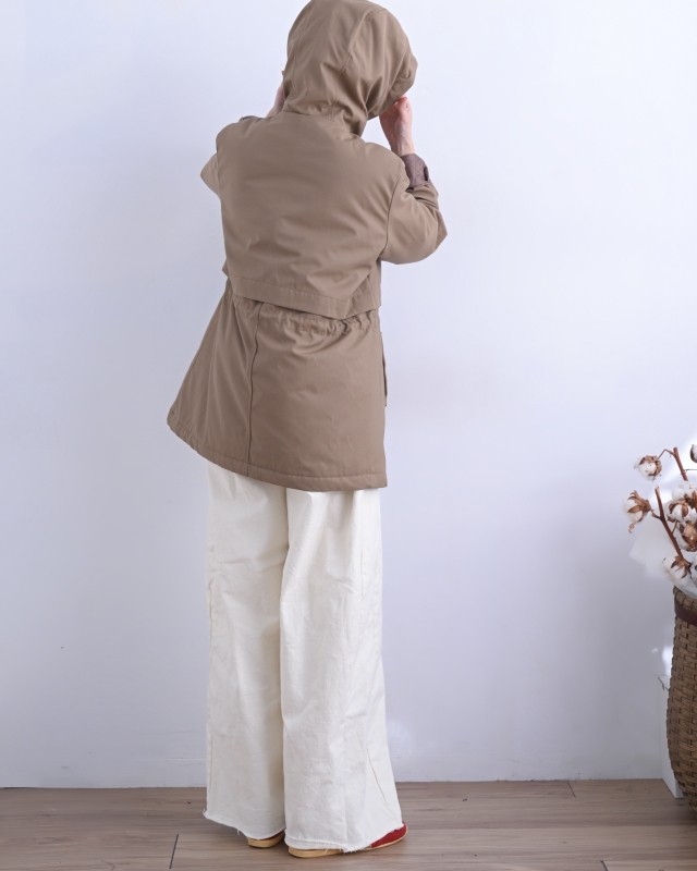 韓 腰抽繩連帽外套 3色 size