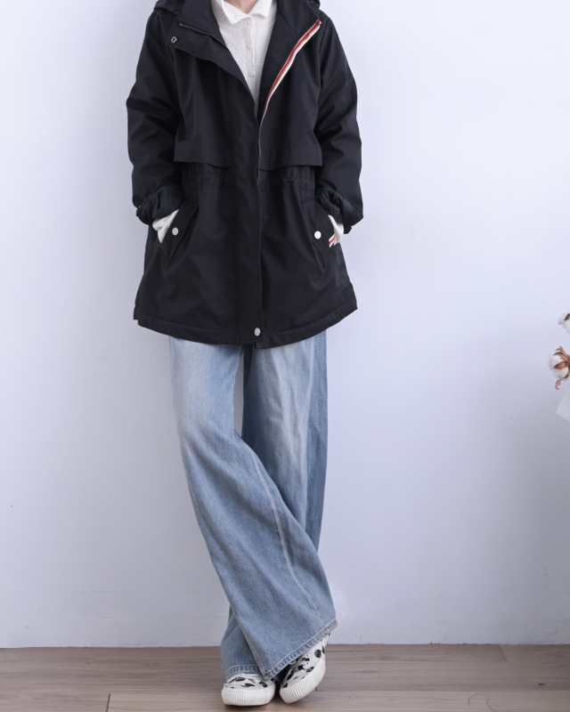 韓 腰抽繩連帽外套 3色 size