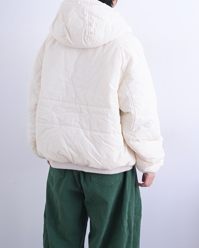 韓 帽抽繩連帽鋪棉外套 2色 size