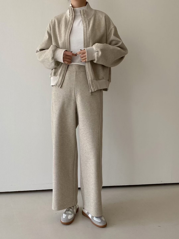 韓 小立領素面外套 4色