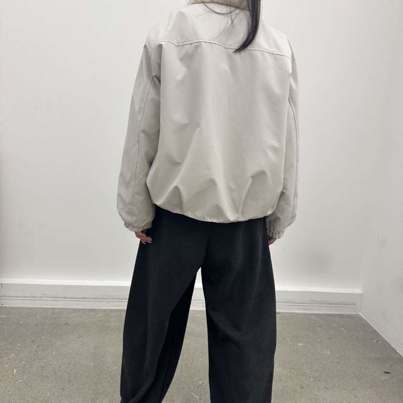 韓 內毛毛短版外套 3色