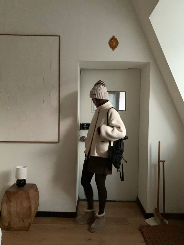 韓 內毛毛鬚鬚邊外套 3色