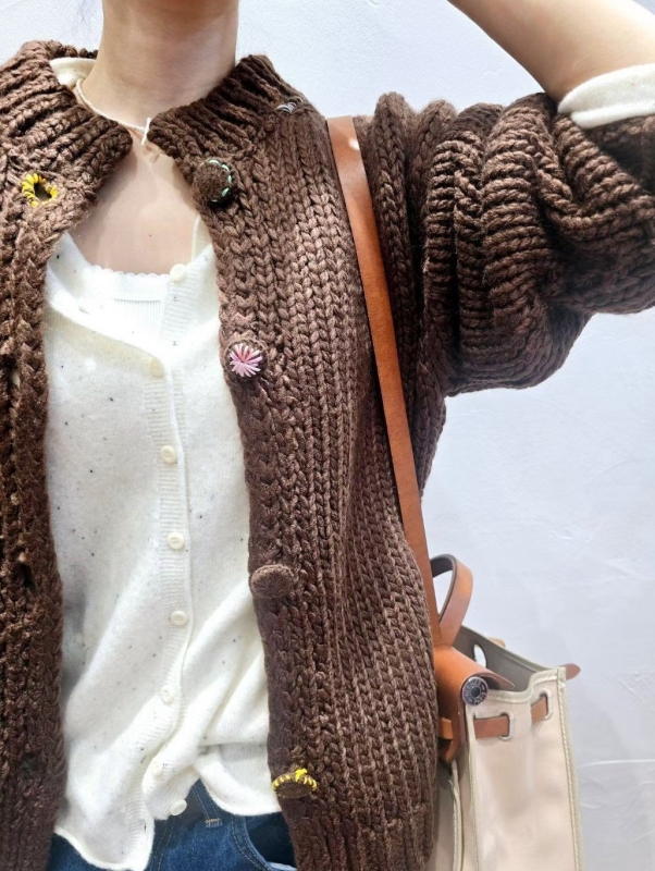 韓 可愛彩釦外套 2色 size