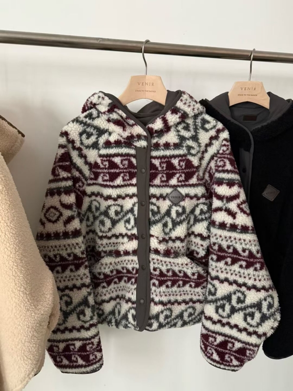 韓 兩面穿連帽短版外套 4色