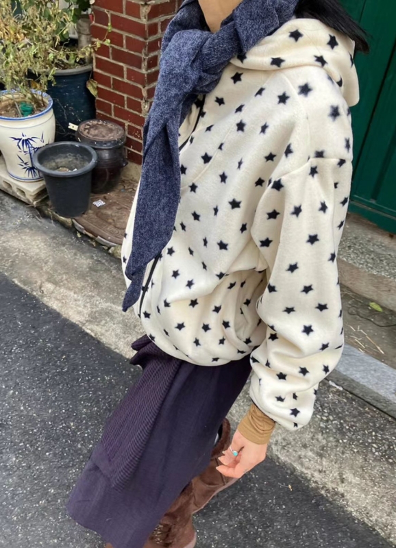 韓 星星連帽外套 2色 size