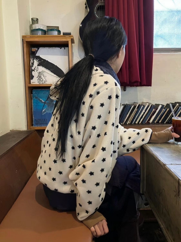 韓 星星連帽外套 2色 size