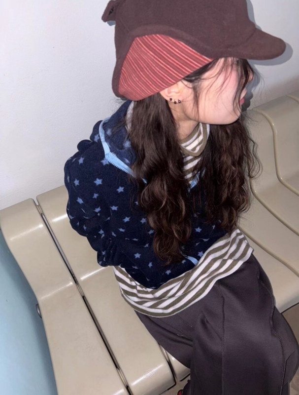 韓 星星連帽外套 2色 size