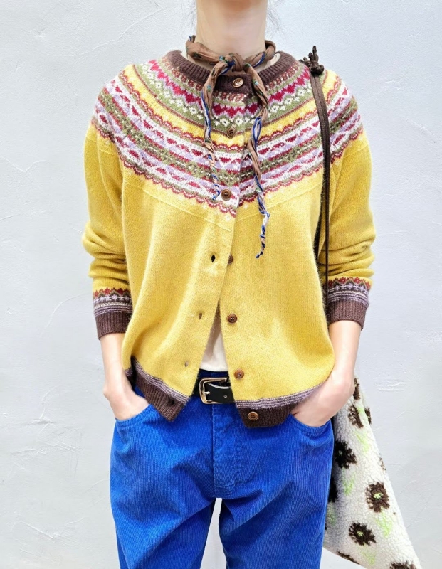 韓 圖騰小外套 2色