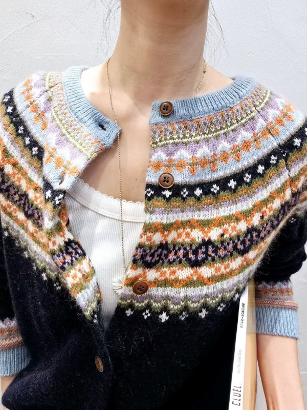 韓 圖騰小外套 2色