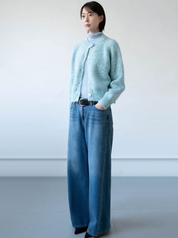 韓 混色感毛料小外套 3色 size