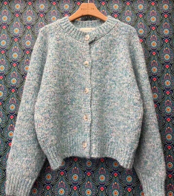 韓 混色感毛料小外套 3色 size