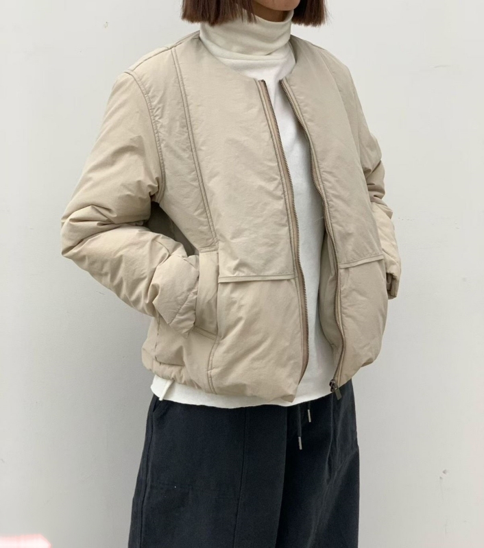 韓 假兩件式短版外套 3色 size