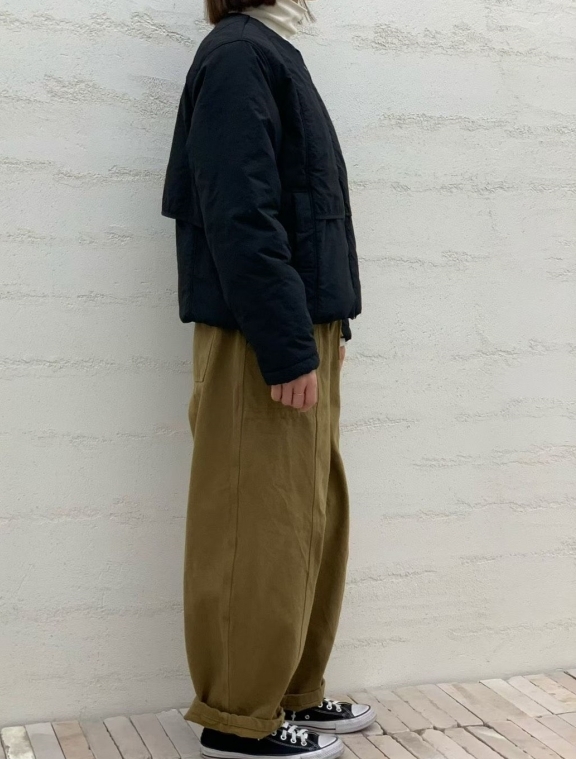 韓 假兩件式短版外套 3色 size