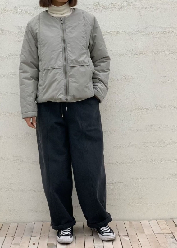 韓 假兩件式短版外套 3色 size