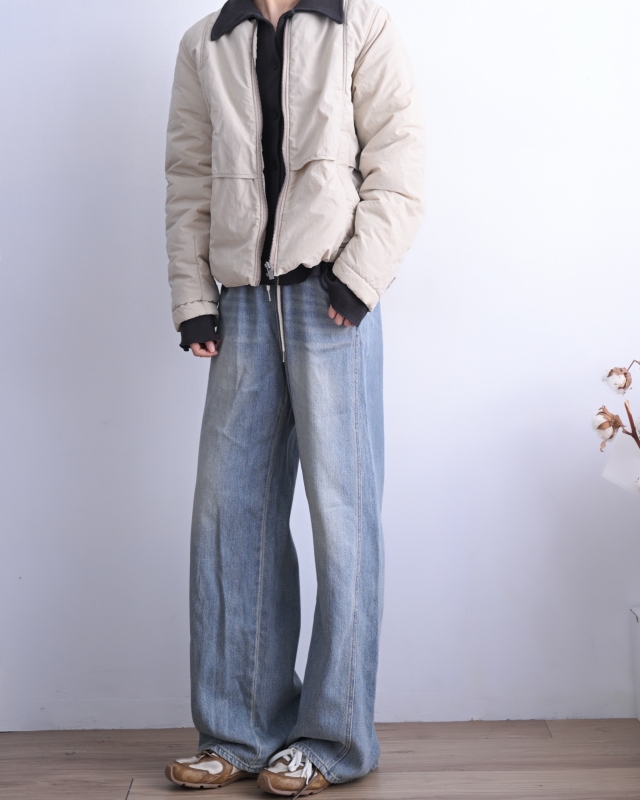 韓 假兩件式短版外套 3色 size