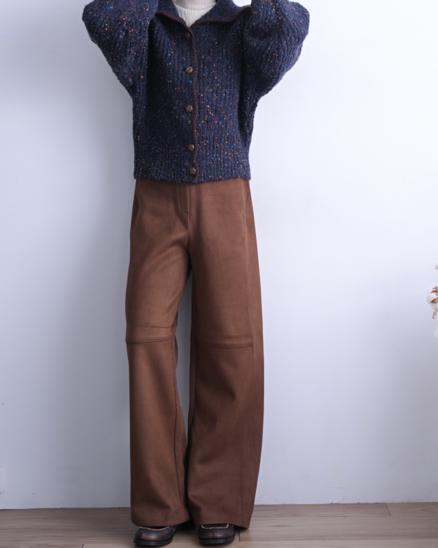 韓 混色有領短版外套 2色 size