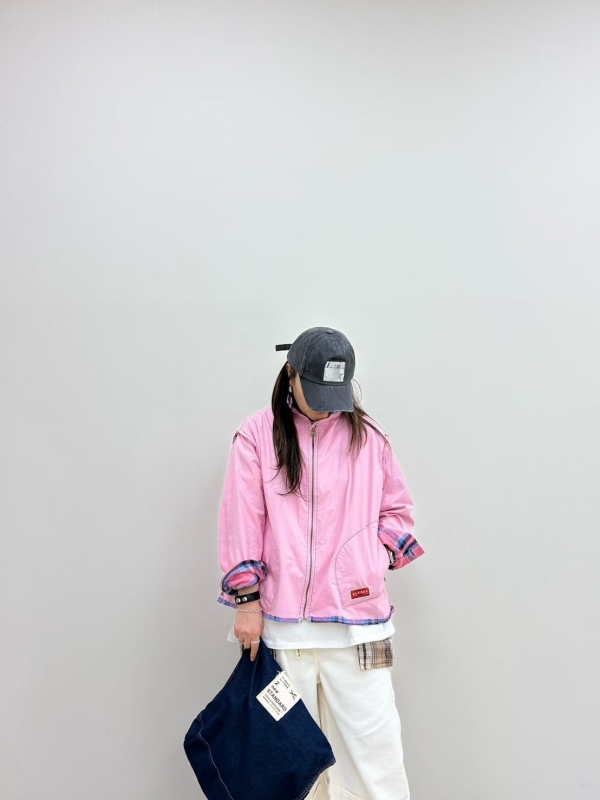 韓 格文兩面穿外套 3色