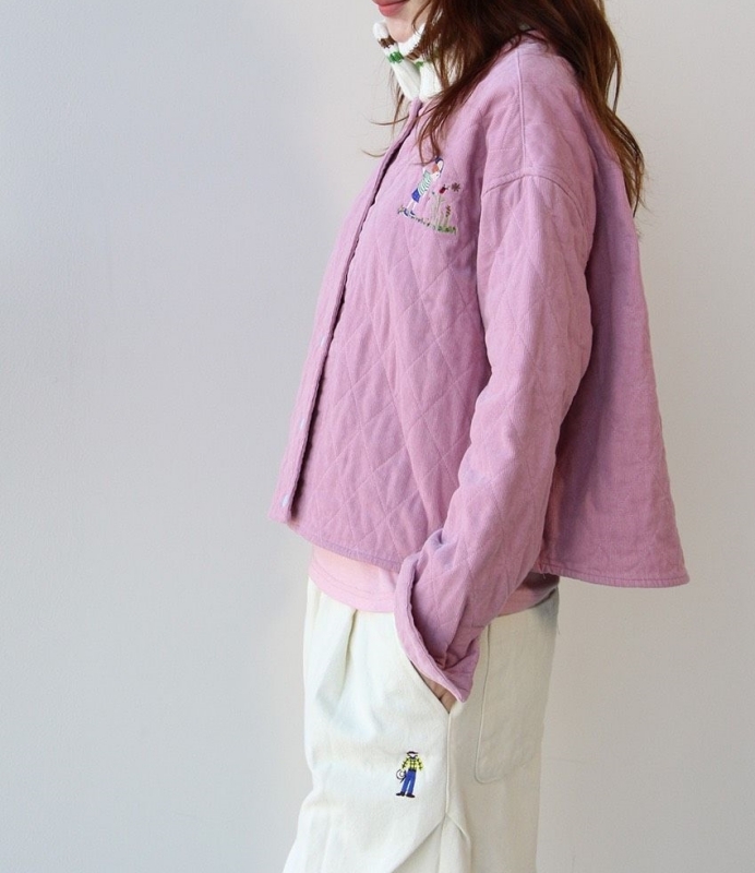 韓 童趣晾衣服壓紋外套 3色