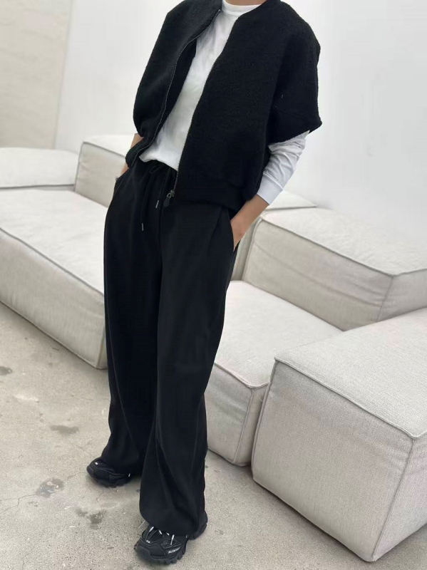 韓 拉鍊小短毛外套 3色 size