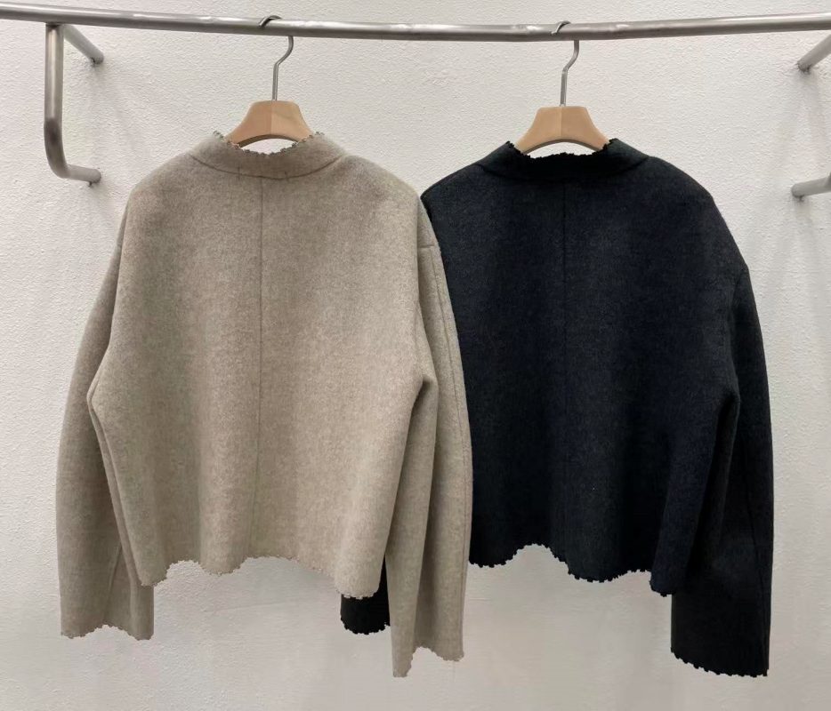 韓 小織花邊外套 2色