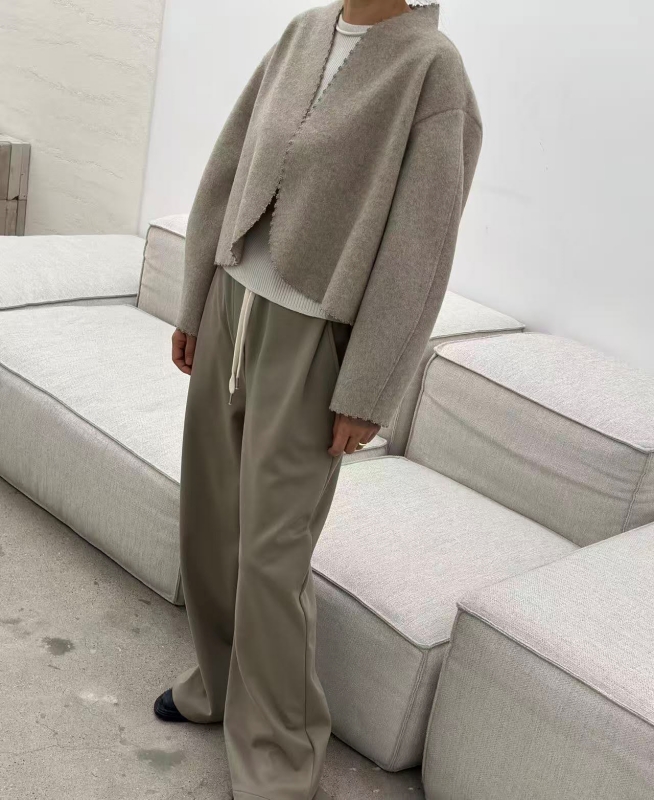 韓 小織花邊外套 2色