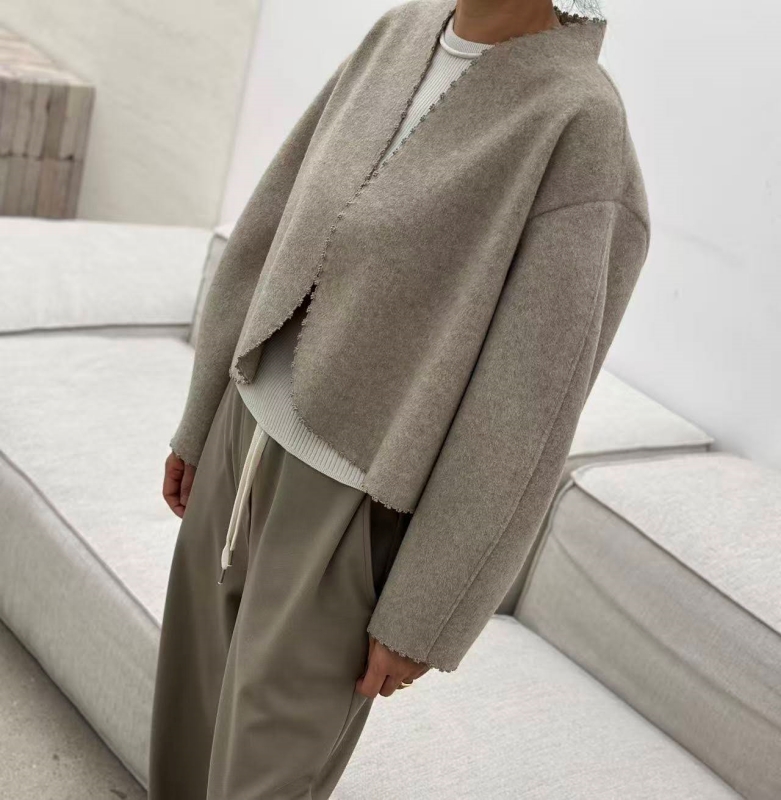 韓 小織花邊外套 2色