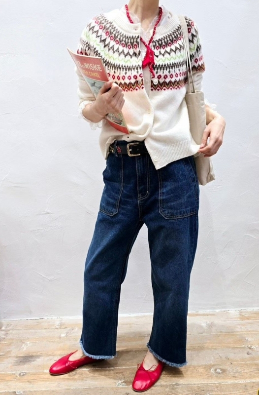 韓 圖騰微毛料短版外套 2色 size