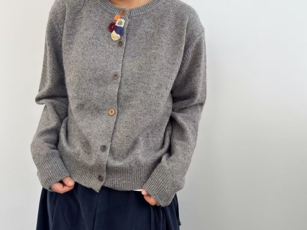 韓 小花短版外套 3色 size