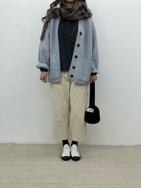 韓 氣質素色圓釦外套 3色