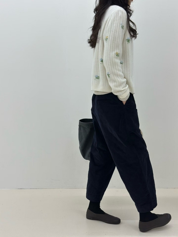 韓 秀氣小花短版外套 3色