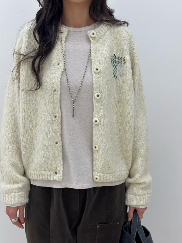 韓 混色縫線毛料外套 2色